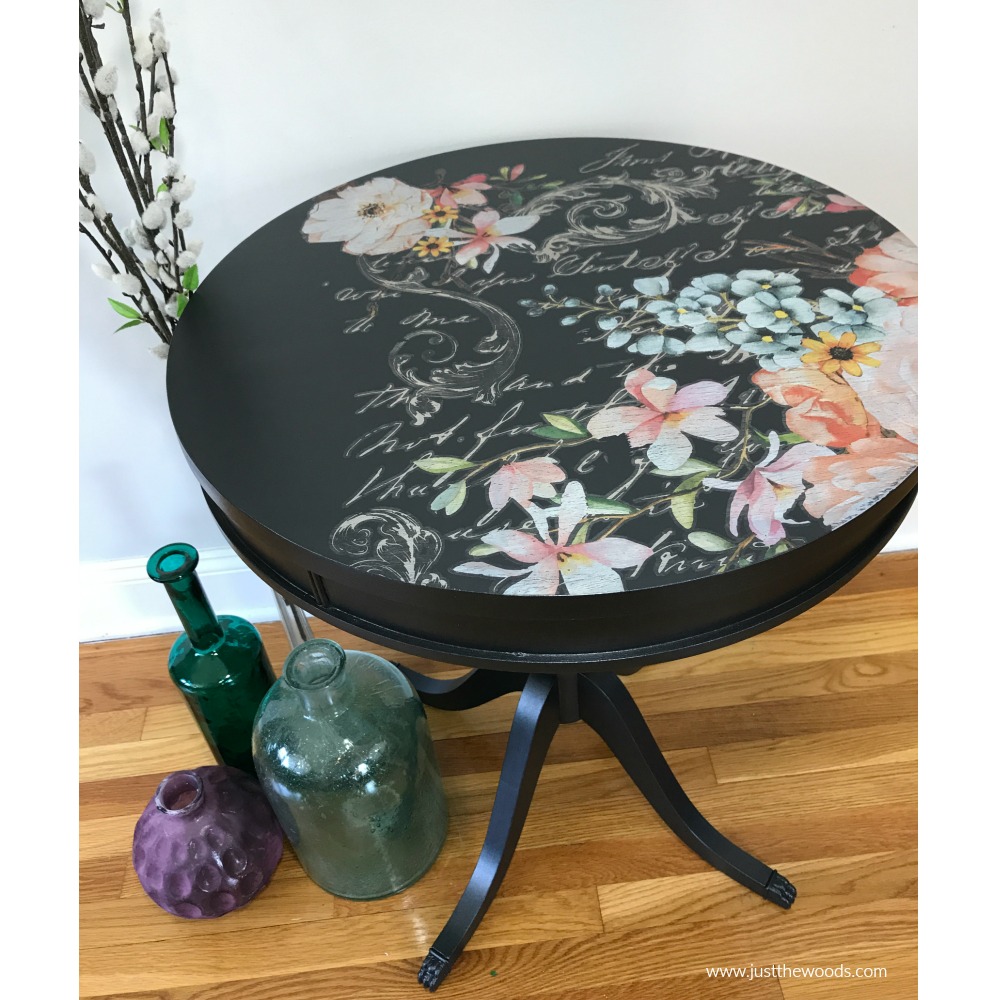 black-metallic-painted-table