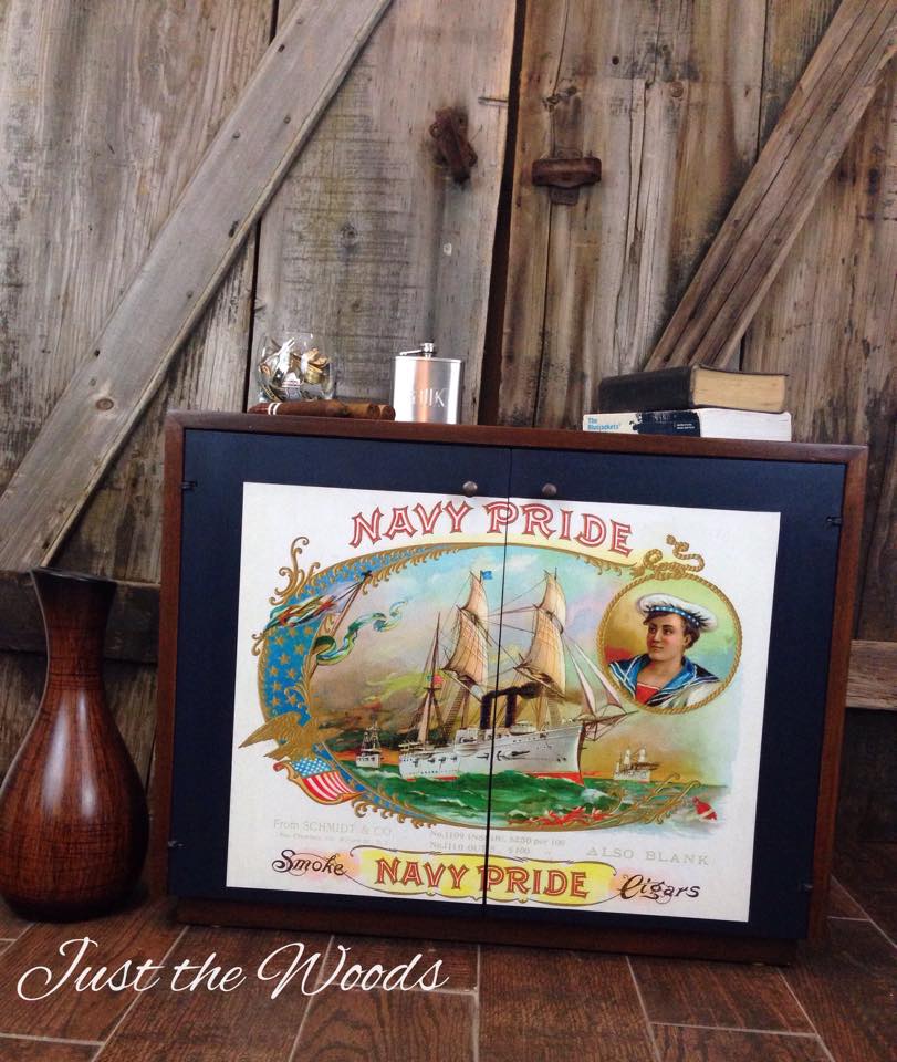 navy pride cabinet $195