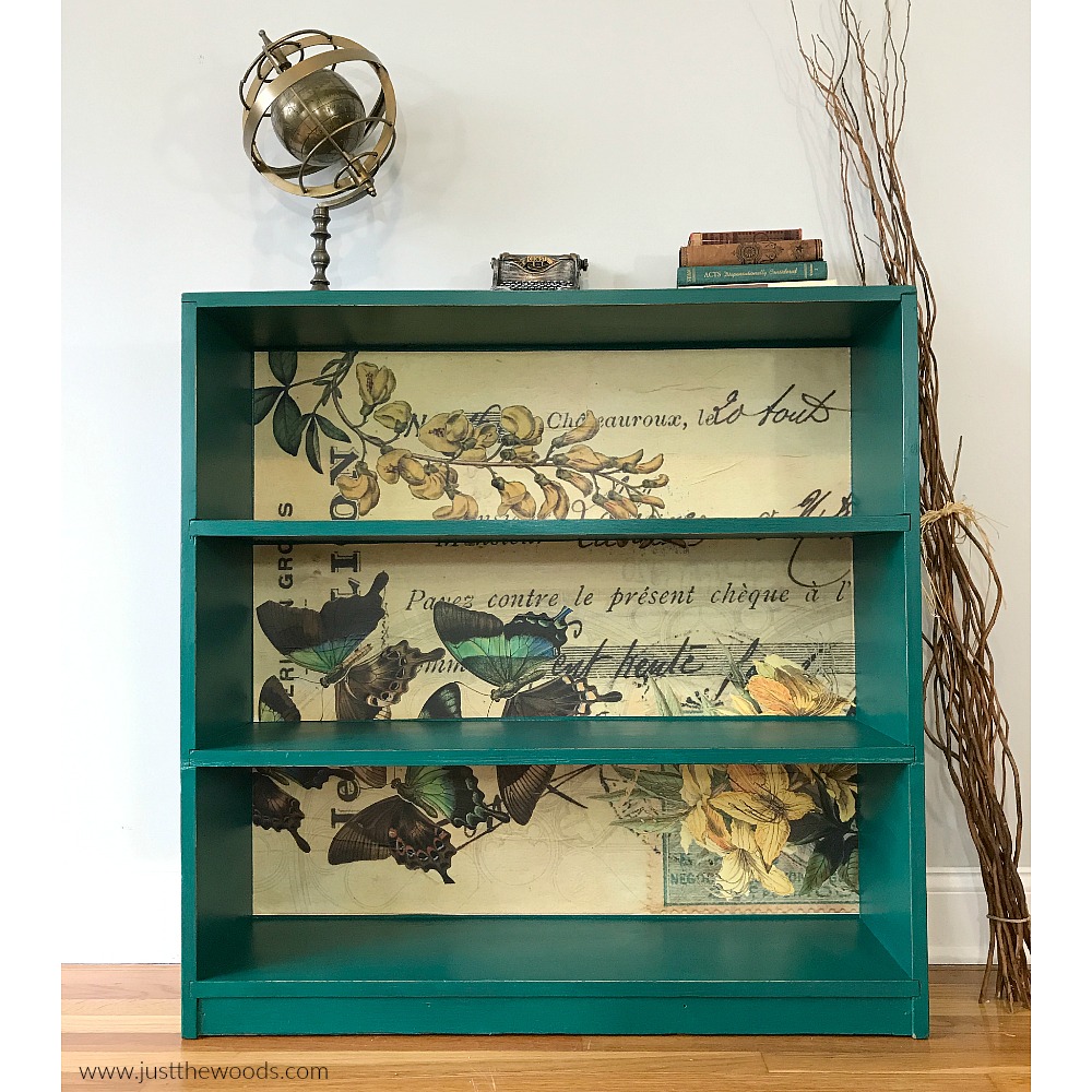 green-painted-furniture-with-butterfly-paper-staten-island-painted-furniture-diy