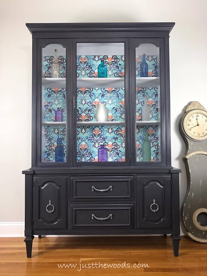 Painted China Cabinet