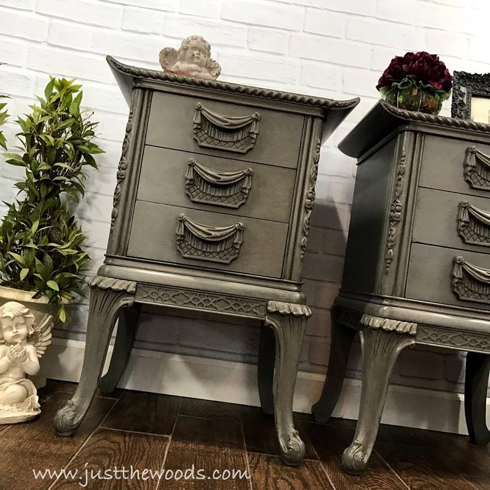 Vintage Painted Nightstands