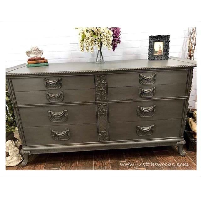 Vintage Painted & Glazed Dresser