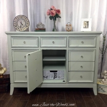 Shabby Chic dresser with Decoupaged Drawers