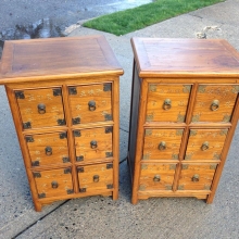 chinese apothecary tables $250