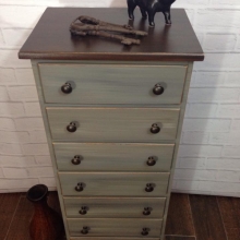 hand crafted lingerie chest $325