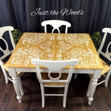 damask dining set