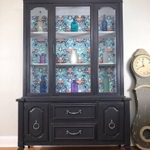 Painted China Cabinet