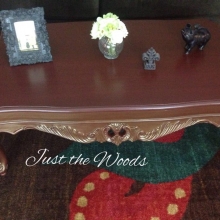 cranberry coffee table