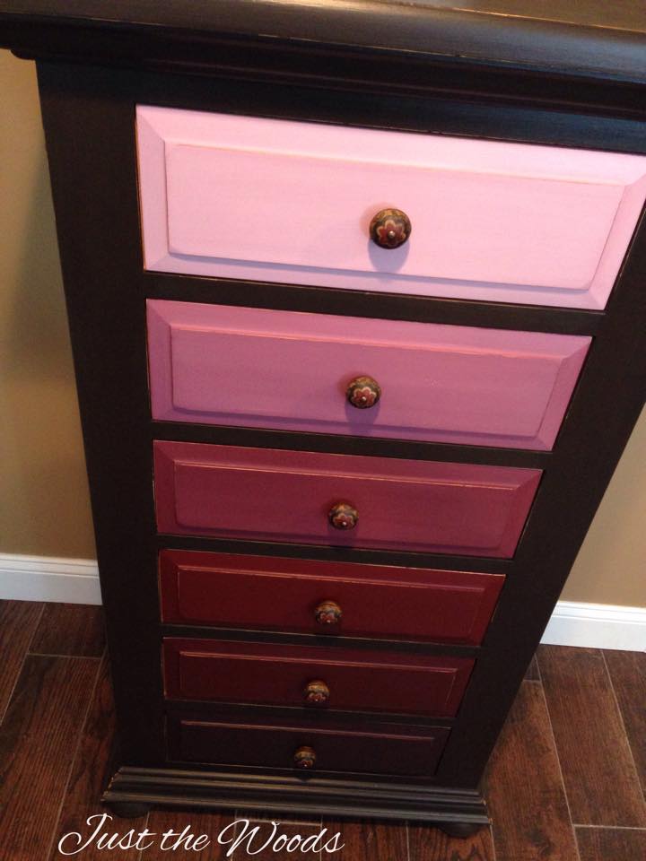 chocolate cherry lingerie chest