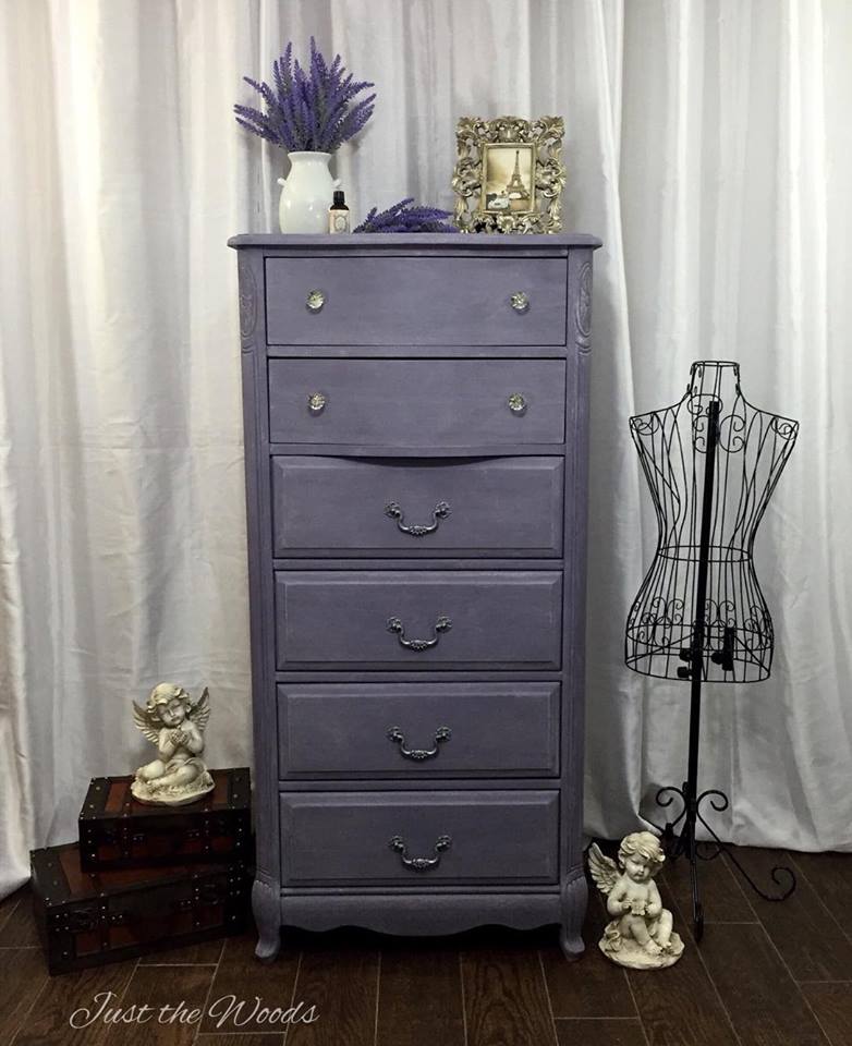 Lovely Lavender Lingerie Chest