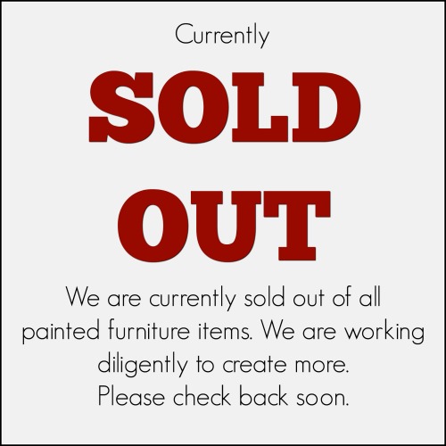 Unfinished Items Furniture Inventory