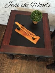 painting pine furniture black with stain