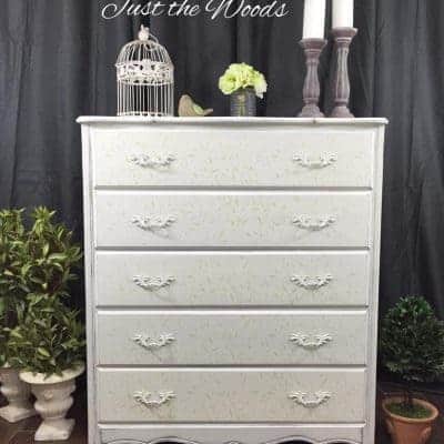 How to Create a Cottage Chic Painted Dresser