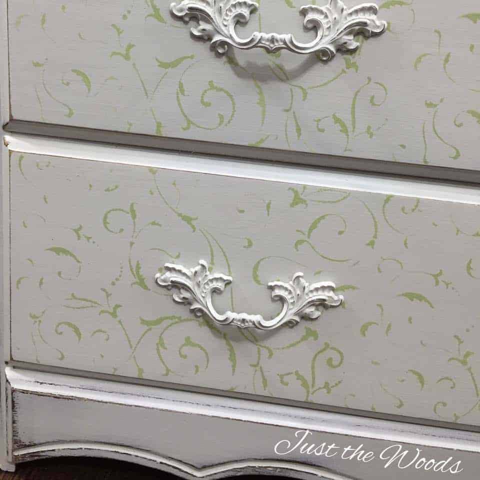 Cottage Chic Painted Dresser