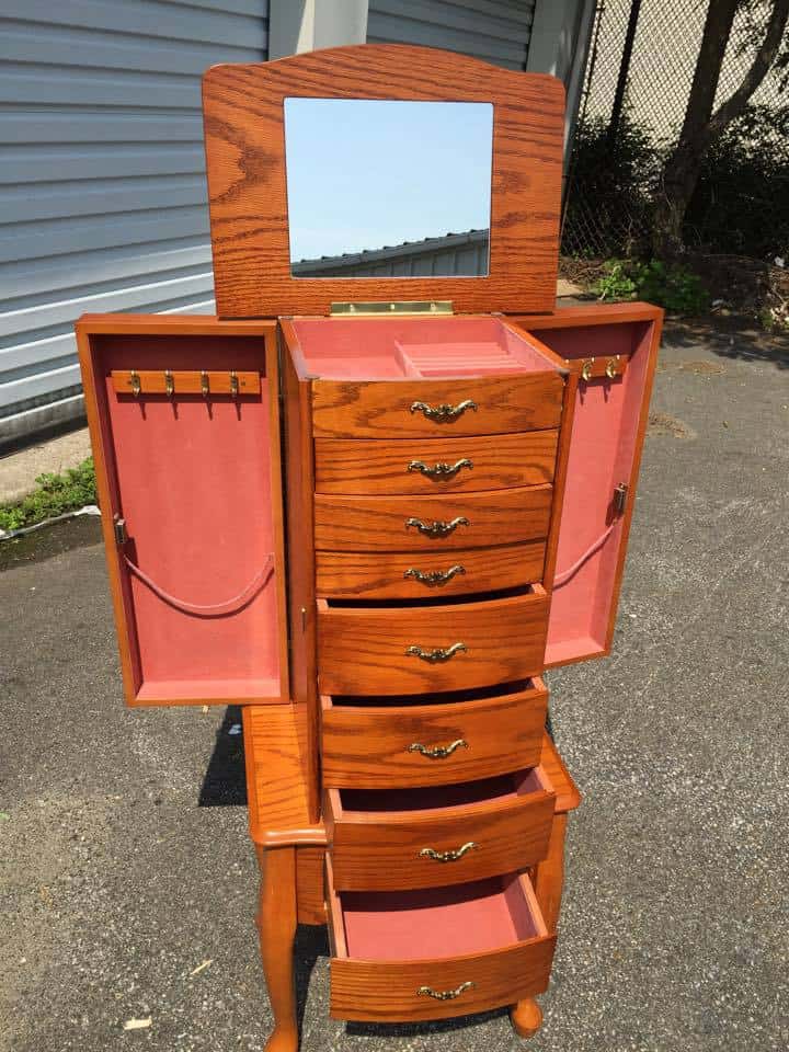 How to Create an Ombre Painted Finish on a Jewelry Armoire