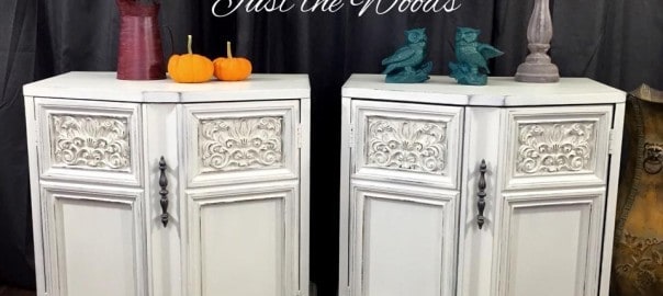 shabby chic, new york, white distressed, vintage tables, just the woods