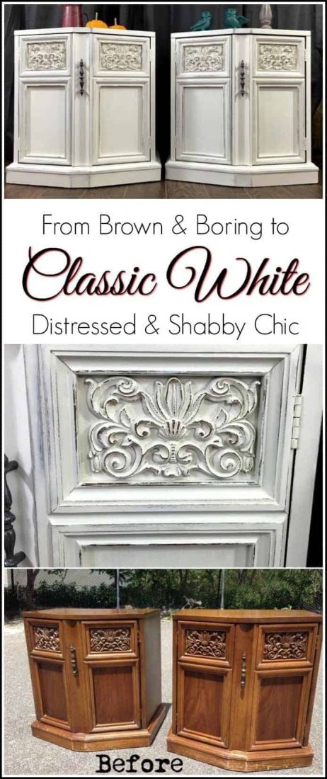 shabby-chic-painted-tables, distressed white, vintage tables, new york, 