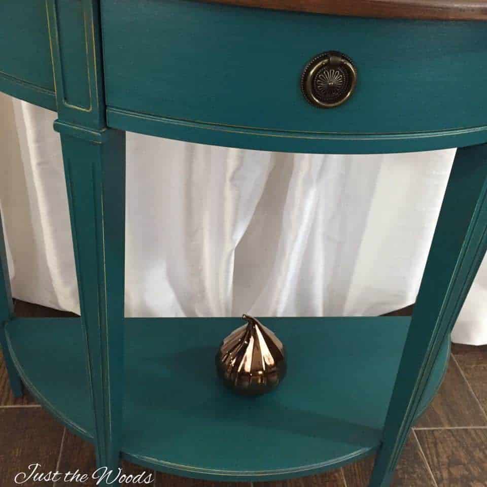 Painted console table