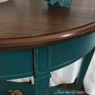 Deep Deep Teal Console Table