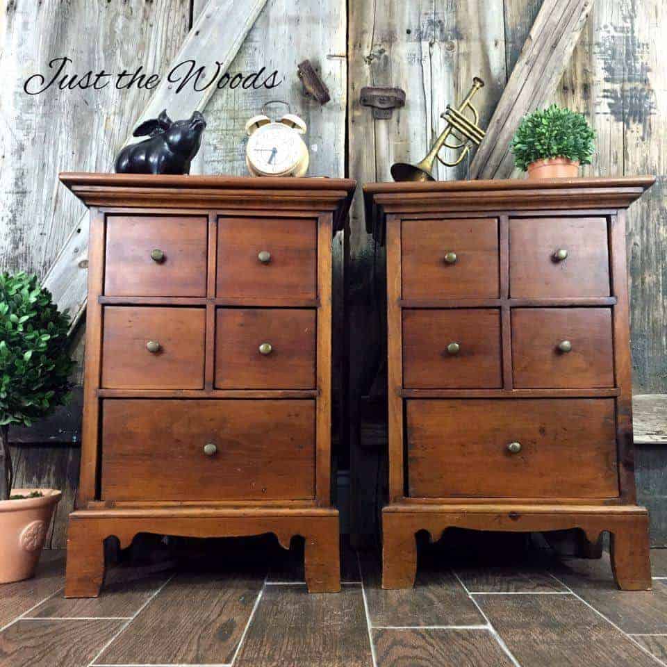 Restored apothecary tables, chestnut wood, restored wood, handmade tables