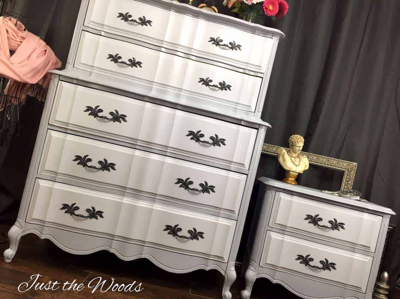 French Provincial Painted Dresser, painted french provincial furniture