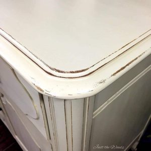 Distressed vintage furniture, shabby chic, new york, painted china cabinet