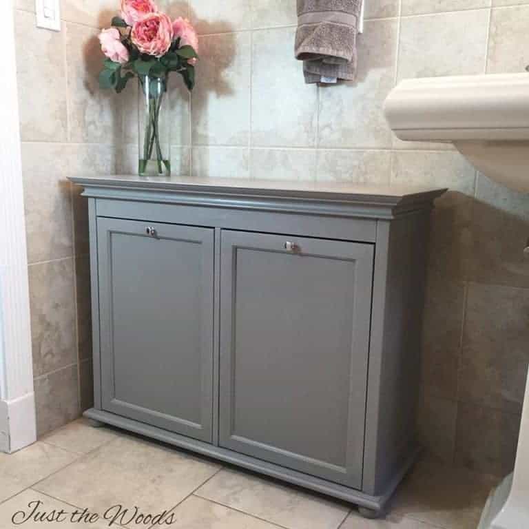 painted hamper, double hamper, tilt hamper, nyc