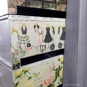 Sweet Secrets Hand Painted Lingerie Chest with Decoupaged Drawers by Just the Woods