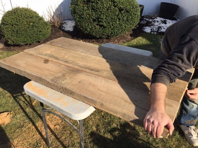 How to Build a Farm Table from Reclaimed Barn Wood