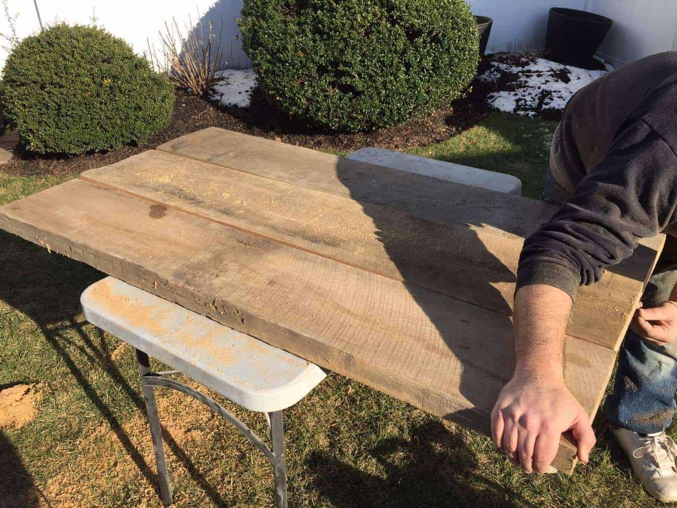 How to Build a Farm Table from Reclaimed Barn Wood