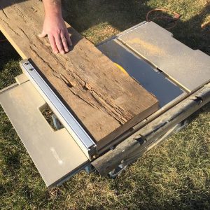 table saw, reclaimed wood, how to build a farm table, barn wood