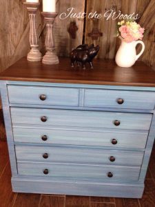 Coastal Blue Painted Dresser