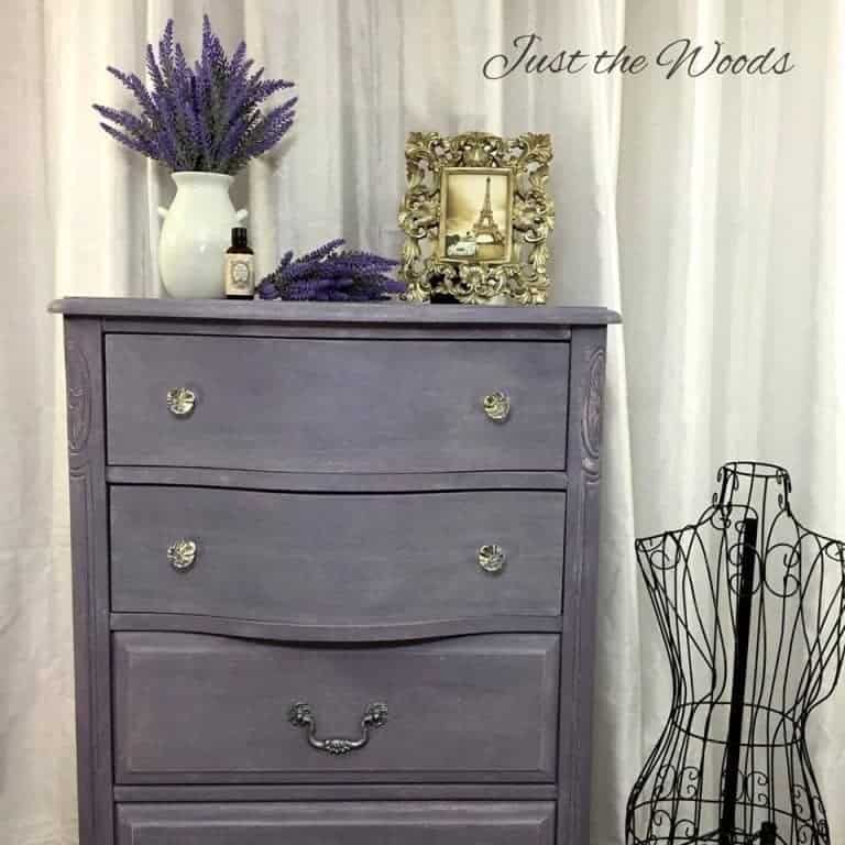 Lovely Lavender Lingerie Chest with Pure & Original Paint