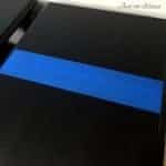 Thin Blue Line Painted End Tables