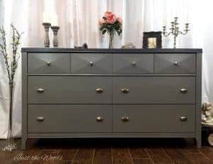 modern dresser, painted dresser, staten island, chalk paint, gray dresser, staten island, ny, nj, shabby chic