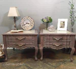 Romantic Painted Gustavian Style Tables / Just the Woods