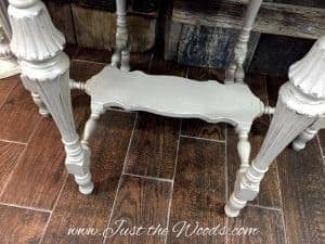 antique table legs, wood table, parlor table, shabby chic, distressed, chalk paint, nj