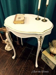 Gold Leaf Accent table