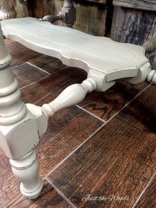 distressed paint, chalk paint, shabby chic, antique, painted table, just the woods