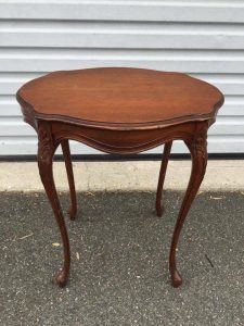 White and Gold, Classy and Bold Accent Table