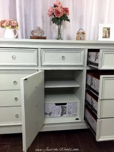 Shabby Chic Dresser With Decoupaged Drawers By Just The Woods