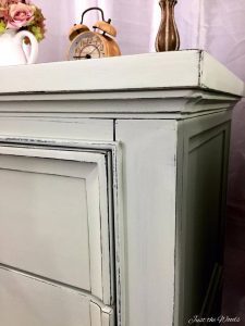 shabby chic, painted tables, distressed edges