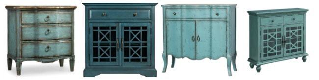 blue teal accent furniture