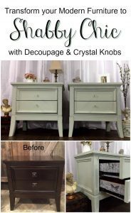 shabby-chic, decoupage, painted tables, just the woods