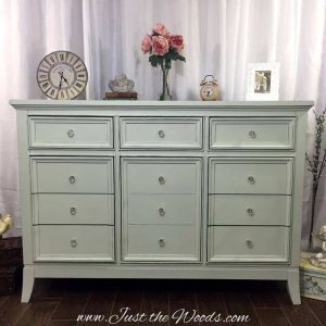 painted dresser, painted furniture, shabby chic, distressed, decouapage