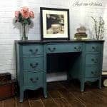 Desk Rescue Painted Jazzy Memphis Blue
