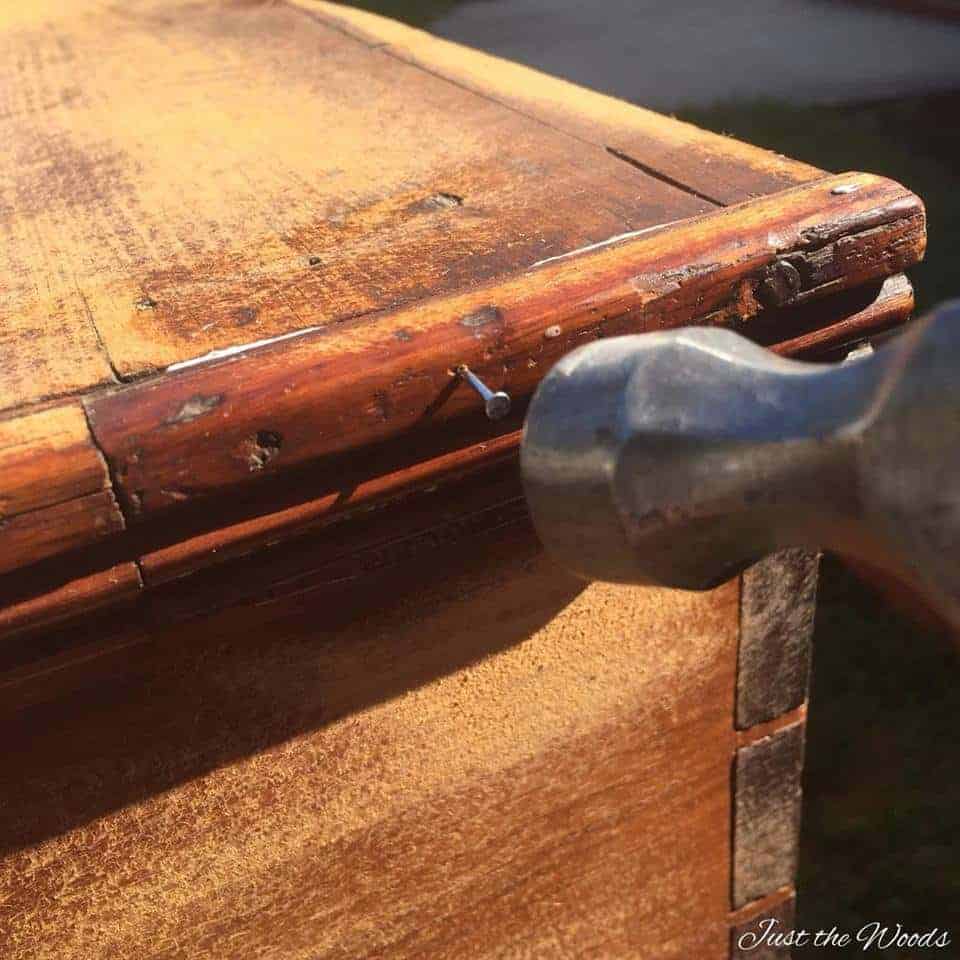 Transform an Antique Storage Chest To Custom Toy Box repair antiques furniture, toy box, storage chest