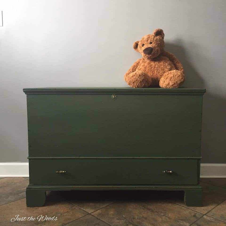 Transform an Antique Storage Chest To Custom Toy Box antique storage, painted furniture, shabby chic, toy box, toy storage, personalized toy box