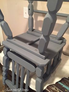 painted high chair, chalk paint, vintage high chair, voc free paint, non toxic paint, painted high chair