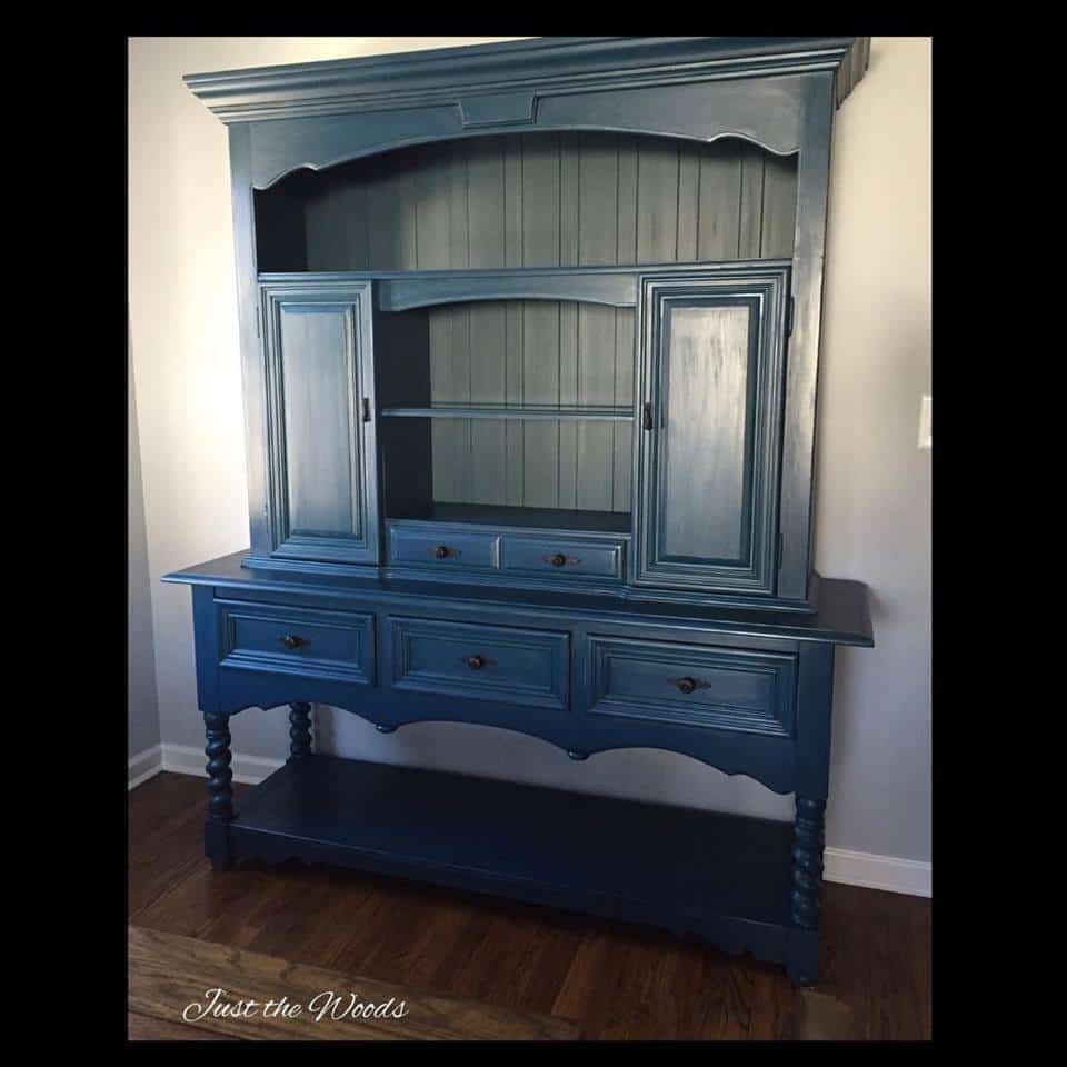 thomasville, painted sideboard, chalk paint